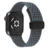 Magnetic Sports Silicone Strap for Apple Watch 49mm 45mm 44mm 41mm 40mm 42mm 38mm Rubber Band for IWatch Series 9 8 7 6 5 4 Se Ultra 2