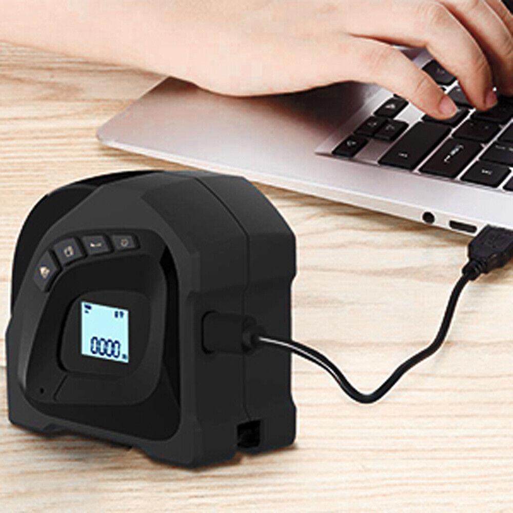 2in1 40M 5M Laser Tape Measure Digital Single Distance Meter Range Finder Tool