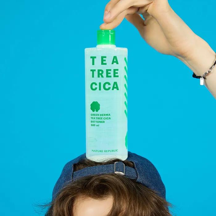 Тонер для лица Greenderma Tea Tree Cica Большой 500 мл