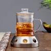 350ML Household Teaware Clear Glass Teacup for Stove Heat Resistant High Temperature Explosion Proof Tea Infuser Green Tea Cups