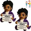 NEW Crochet Emotional Support Dolls Positive Crochet Prince Dolls With Card Handmade Knitted Gift Desktop Ornament Gifts for Kid
