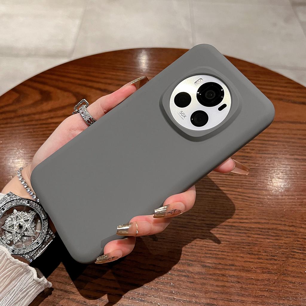 For Honor Magic6 5G Case Skin-Friendly Liquid Silicone+PC Phone Cover