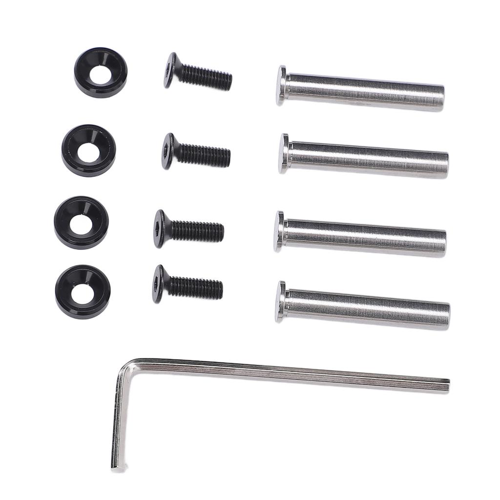 Винты для корпуса компьютера, вентилятора, CPU, крепления вентилятора охлаждения ПК, набор из нержавеющей стали с шайбами, анодирование цвета