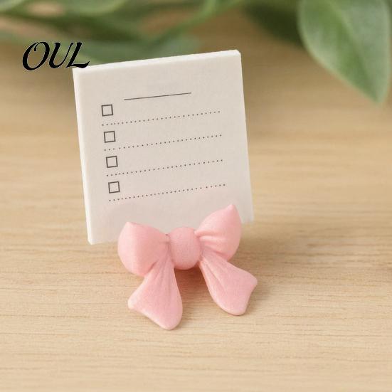 Decorative Bow Holder Photo Stand, 3D Printed Mini Rack, Frame Stand for DIY Crafts Gift Box Packaging Dollhouse Landscaping Handmade Accessories