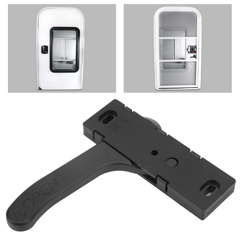 Screen Door Latch Zinc Alloy Screen Lock Right Hand Handle Kit for Motorhome Travel Trailer