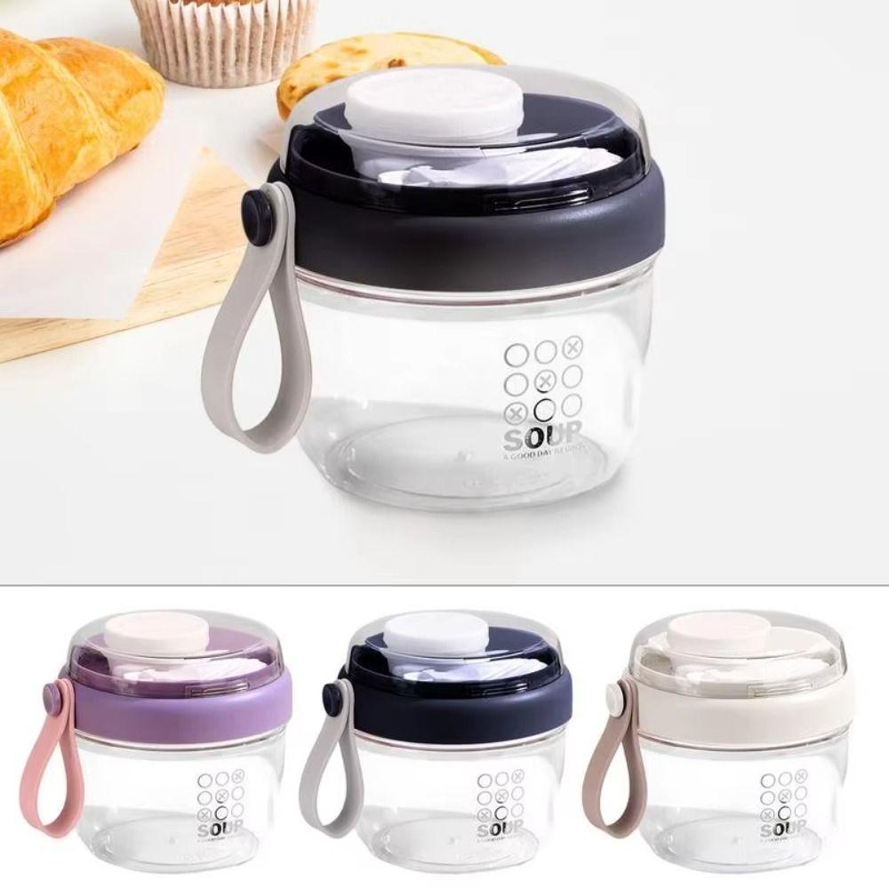 Food Storage Salad Containers Portable Overnight Oatmeal Cup Reusable Yogurt Cups  Student