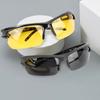 Night Glasses Men Anti -Glare Sunglasses 2pcs Outdoor Bike Race Hd Cycling Yellow Eyewear Night Vision Driving Goggle With Case