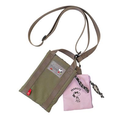 8325 Ремешок с сумкой-тоут Snoopy SNOOPY IP Lanyard PEANUTS 8K [Rootote] (хаки)