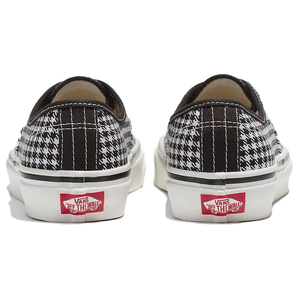 Vans Authentic 44 DX Anaheim Factory - OG Houndstooth Unisex Sneakers Cream Marshmallow Black VN0A4BVYYER