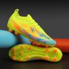 Zhongbang Flying Weaving Seamless Football Shoes AG Nailed Leather Foot Artificial Grass Training for Boys, Girls and Adolescents Students