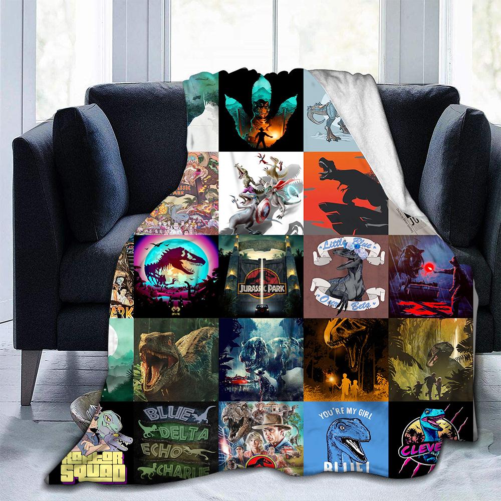 Dinosaur Throw Blanket Kids Boys Animal Flannel Fleece Blanket Dinosaurs Blankets for Couch Sofa Bedroom Living Room