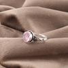 Morganite Ring, Handmade Gemstone 925 Solid Sterling Silver Ring Bohemian Jewelry, For Engagement Gift