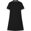 New FILA HERITAGE Short Sleeved Dress Women's Black F11W538309F-BK