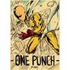 One Punch Man Posters Aesthetic Home Decor HD Print Pictures Living Room Bar Cafe Wall Art Painting Kraft Paper Anime Poster