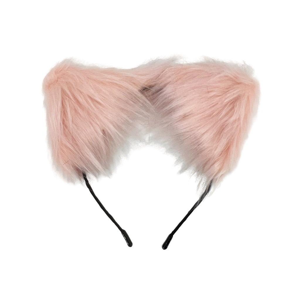 Furry Cat Ears Headband Artificial Cosplay Headband Cute Gothic Headband Photo