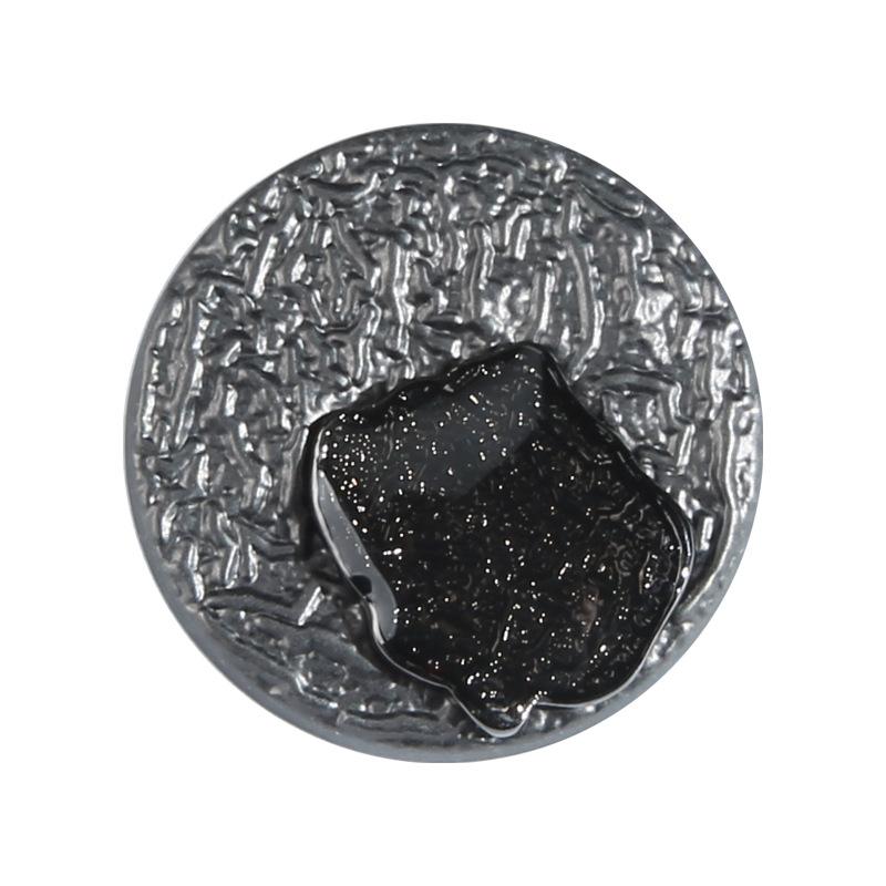 Черные пеньковые пуговицы Высококачественные мужские и женские пальто, куртки, костюмы, пуговицы, аксессуары, универсальные круглые металлические пуговицы
