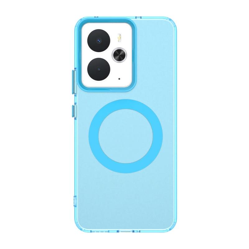 Для Realme 14 5G Чехол Крышка Realme 14 5G Capas Прозрачная Беспроводная Зарядка Кольцевой Магнитный Матовый Прозрачный Fundas OPPO Realme 14