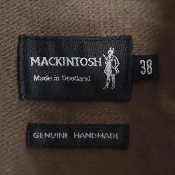 Mackintosh Пальто с воротником из нержавеющей стали 38 Коричневое Мужское Б/У