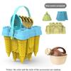 Beach Castle Bucket Play Sand Set Toys Sand Scoop Children Summer Toys Sand Toys Sand Box for Kids Outdoor Family Funny Gifts