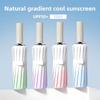 20 Bones Triple Fold Umbrella Fully Automatic Gradient Black Rubber Sunscreen Umbrella Folding Sunny Umbrella