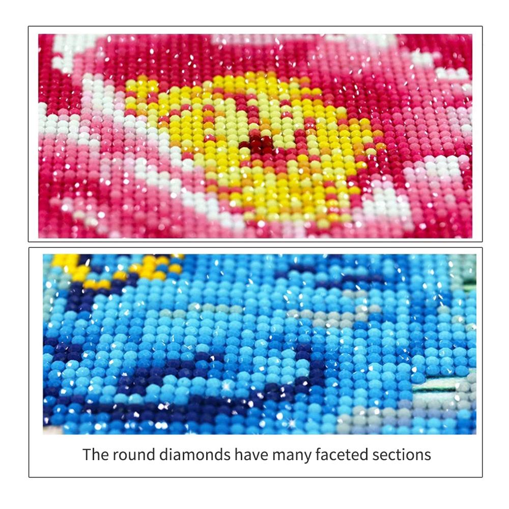 DIY 5D Diamond Jewel Paint Kit Christmas Cartoon Pattern for Adults Children Full Drill Embroidery Cross Stitch Arts Craft with Tools for Home Room