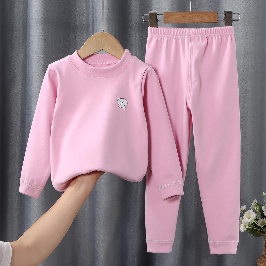 Children's Underwear Set Hot Autumn Winter Boys' and Girls' Long Sleeve Pajamas Baby's Autumn Clothes and Pants