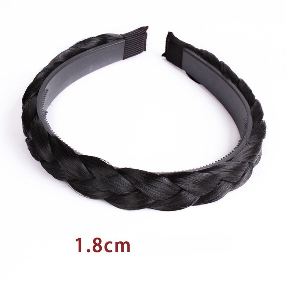 Elastic Hair Accessories Headwear Twisted Wig Headband Synthetic Wig Hair Bands Braided Headband