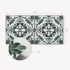 Self-adhesive Graphic Decoration for Office or Study 120x60 cm Plant Pattern in Squares
