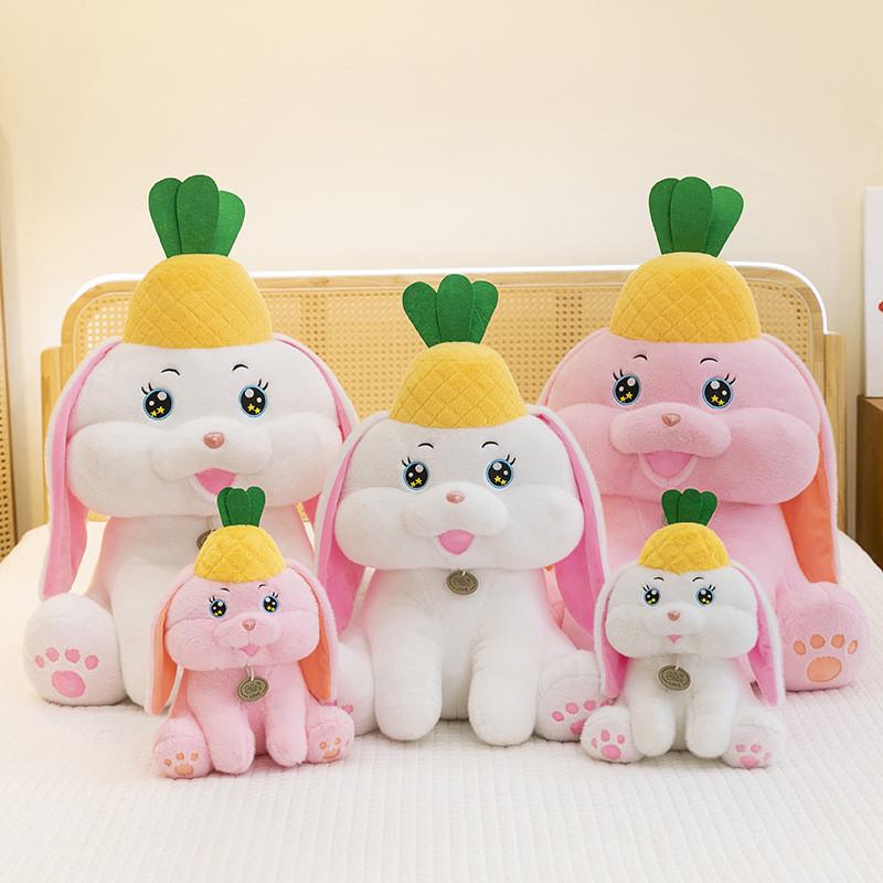 Bunny Plush Toy Cartoon Pineapple Figure Girl Children Birthday Holiday Gift