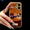 Милые три животных для чехла мобильного телефона Apple iPhone17Promax 16 конфетная воздушная подушка 15 женский 14 все включено