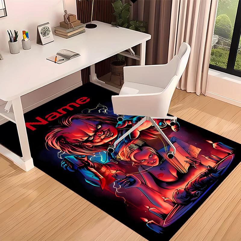 Custom personalization Chucky Print Area Rug - Soft, Washable Non-Slip Indoor Mat,Living Room,Home&Office Decorative Rug