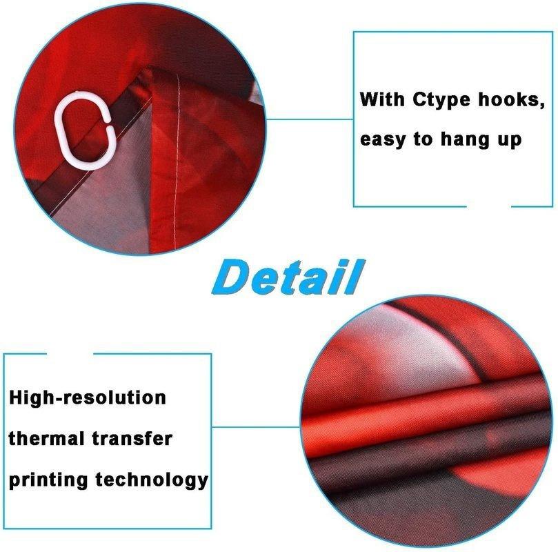 4 шт., набор занавесок для душа с узором современного искусства с 12 крючками, нескользящие коврики, крышка для унитаза и коврик для ванной, водонепроницаемая занавеска для душа, ванная комната