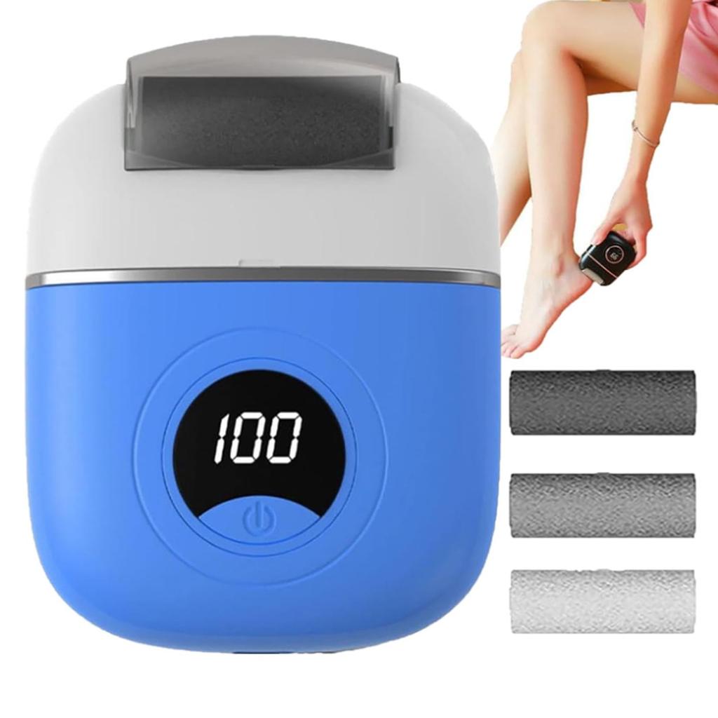 Электрический инструмент для удаления струпьев со стоп, электрический инструмент для удаления струпьев со стоп, электрическая пилка для ног, подходит для мужчин и женщин, удаляет омертвевшую кожу и потрескавшиеся корки на коже