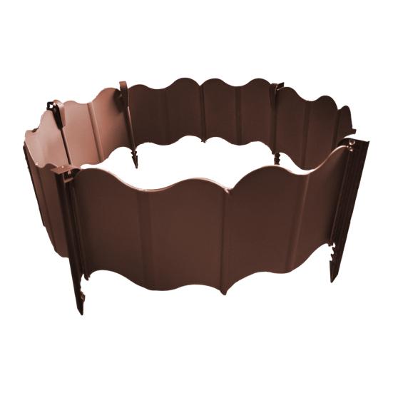 Садовая бордюрная лента Без копки Ландшафтный бордюр Соединяющиеся пластиковые бордюрные панели с колышками для газона, клумбы, забора