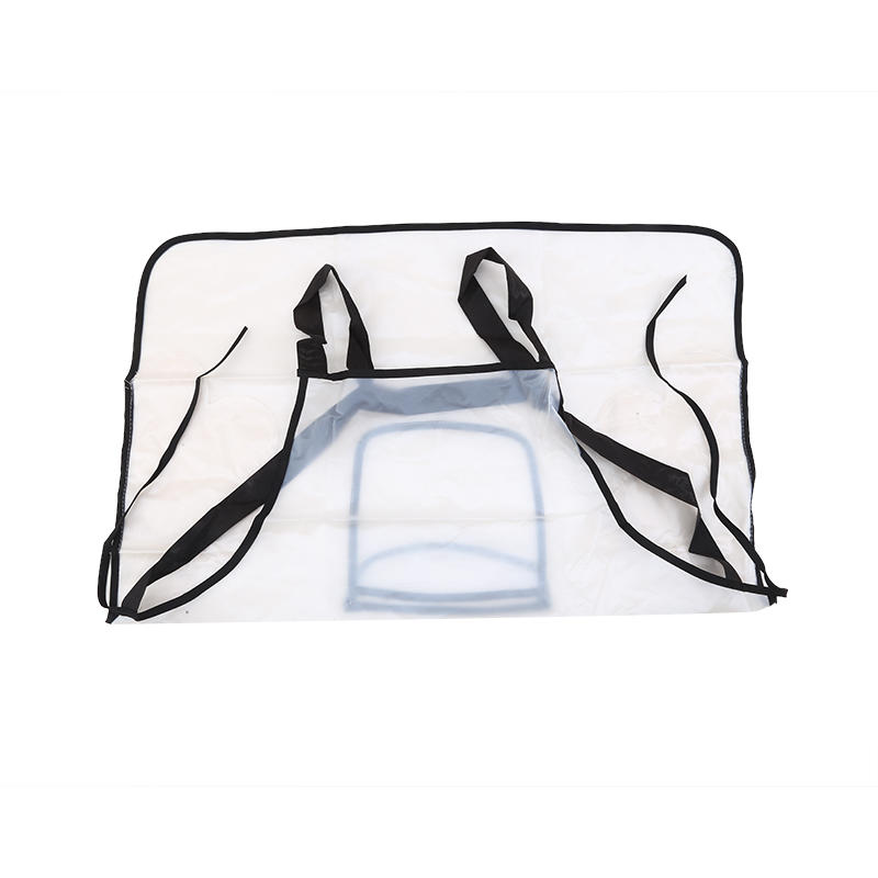 Водонепроницаемый рабочий фартук прозрачный черный белый маслостойкий кухонный фартук чистящие средства милый мультяшный мишка грязеотталкивающий фартук из ТПУ