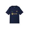FC Barcelona Dry Fit Academy Home Short Sleeve Football Shirt Men Tops Navy-Blue FN9648-411