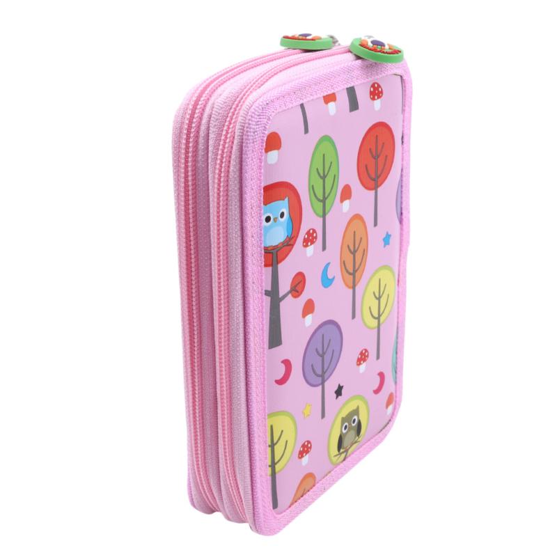 Large Pencil Case Hole Sketch Zipper Capacity Art Painting Drawing Sketch Pen Storage Bag Organizer Paintbrush Statione 32/52/72