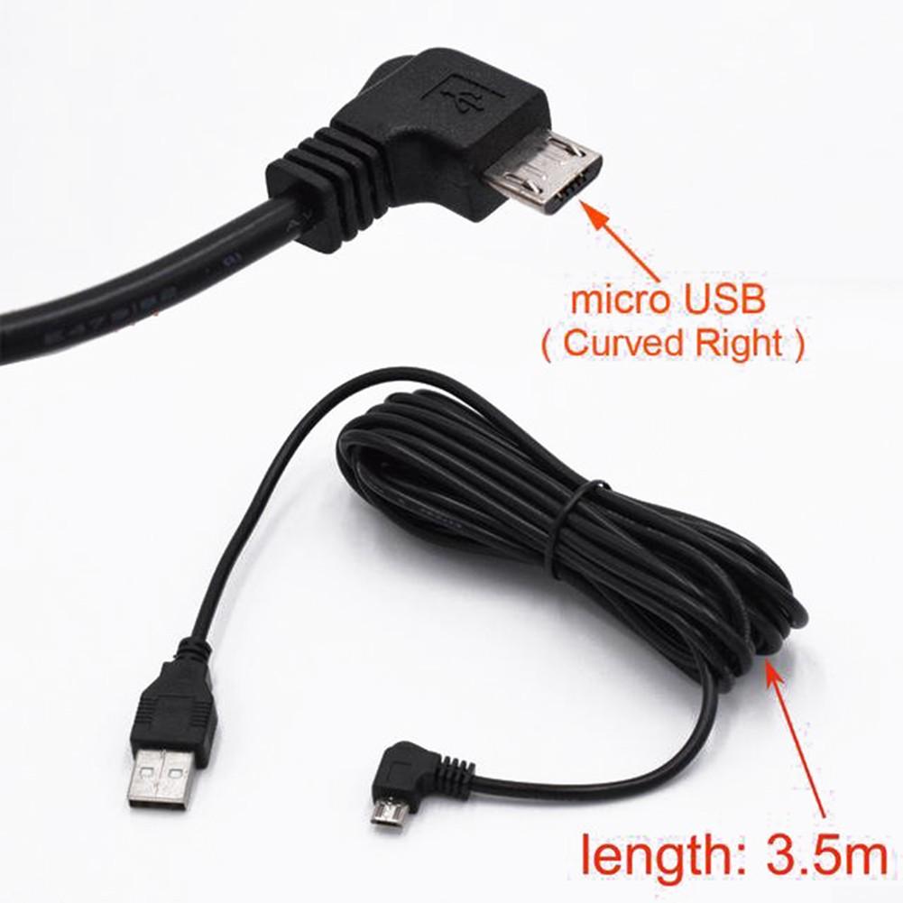 High Quality. Car Charging Micro USB Cable 1pc Black Car Camera USB Cable