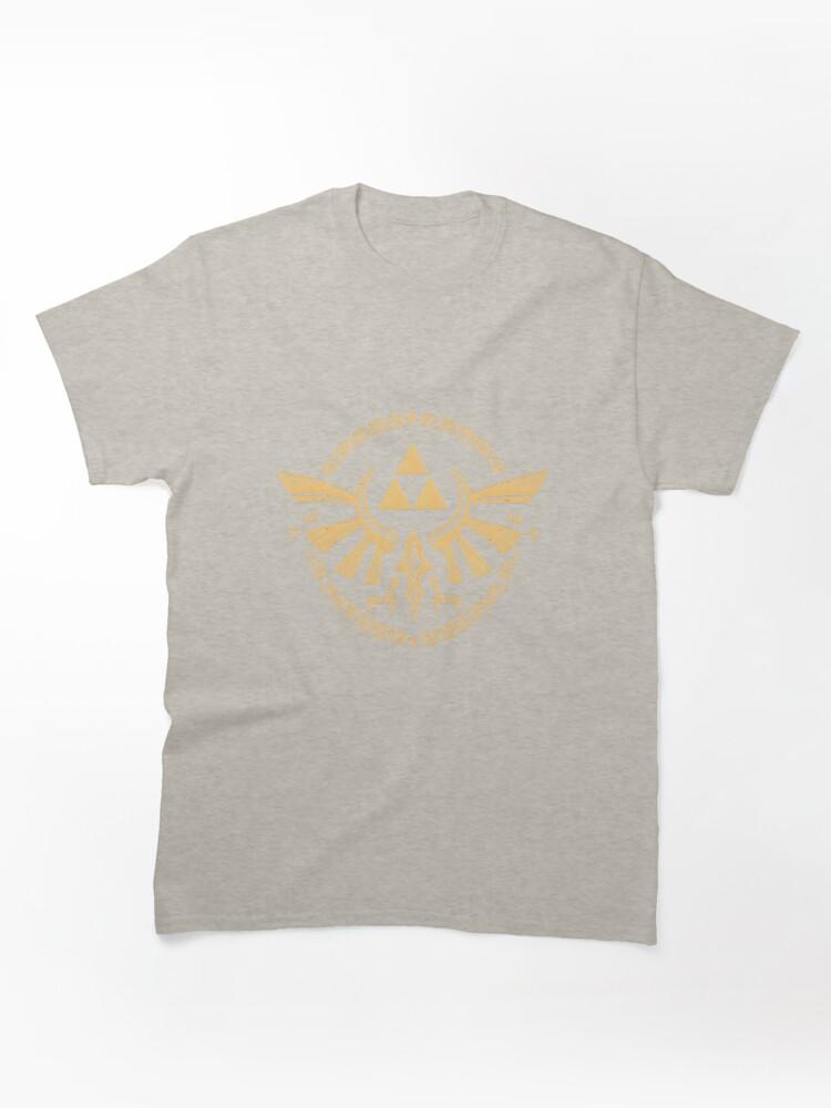 The Legend of Zelda Golden Emblem of Hyrule Gaming Art Classic Unisex T-shirt