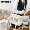 Women's Bag Messenger Korean Style Female Backpack College Large Capacity Versatile Shoulder Student School Postman Bags