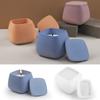 1PC Square Candle Jar Silicone Mold DIY With Lid Jewelry Storage Box Craft Making Plaster Epoxy Resin Vase Casting Molds Home Decor