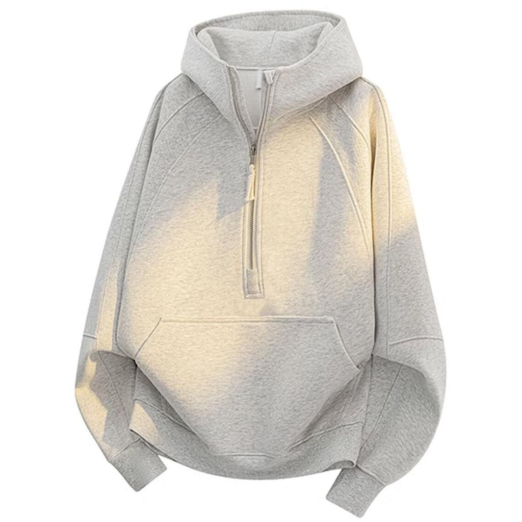 Men's  Long  Sleeves  Leisure  Sports  Half  Zipper  Hooded  Hood  Hoodie