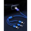 Автомобильный значок 3-в-1 Тип C Lightning Micro USB Кабель для быстрой зарядки Для Buick Regal GS GL6 GL8 Avenir Lacrosse Riviera Envision Lesabre Velite