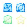 1/4PCS Sandwich Cutter Mold Dinosaur Shape Kids Sandwich Cutter Bread Biscuits Mold Baking Pastry Tools Cake KidsLunch Maker