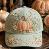 D print Halloween baseball cap women's spring and summer sunshade sun protection cap American style versatile fashion hat sun protection