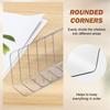 6pcs L-Shaped Shelf Dividers Clear Plastic Supermarket Blocker For Closet Organization Rack Divider Cabinet Spacer 20Cm