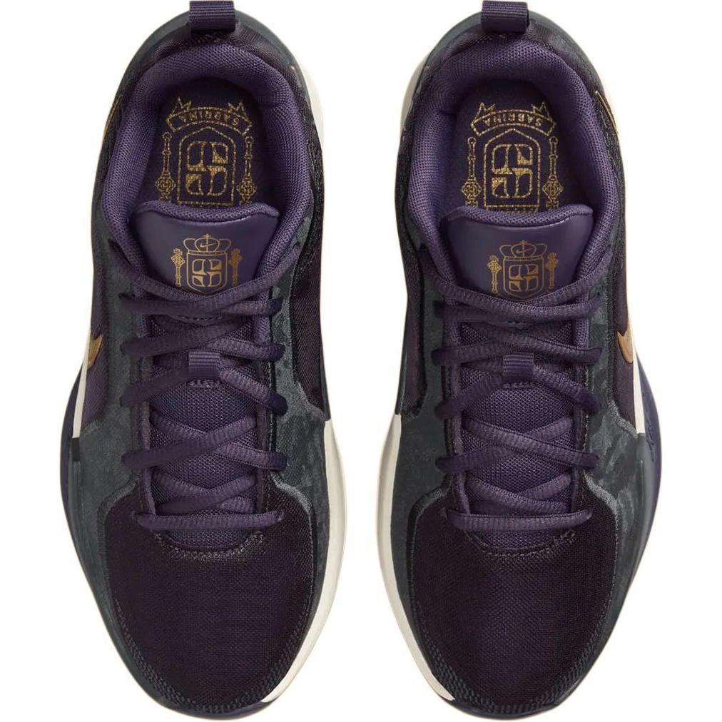 Nike Sabrina 2 Abrasion Resistant Low Top Children's Basketball Shoes Purple Sneakers FZ7302-500