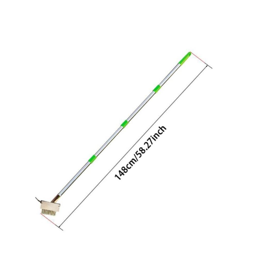 Long Steel Handle Weed Removal Brush Stainless Steel Garden Tools Manual Crack Weeder  Patio