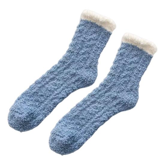 Women's Fuzzy Fluffy Slipper Socks Winter Thermal Soft Plush Floor Socks Cozy Thick Warm Home Sleeping Socks