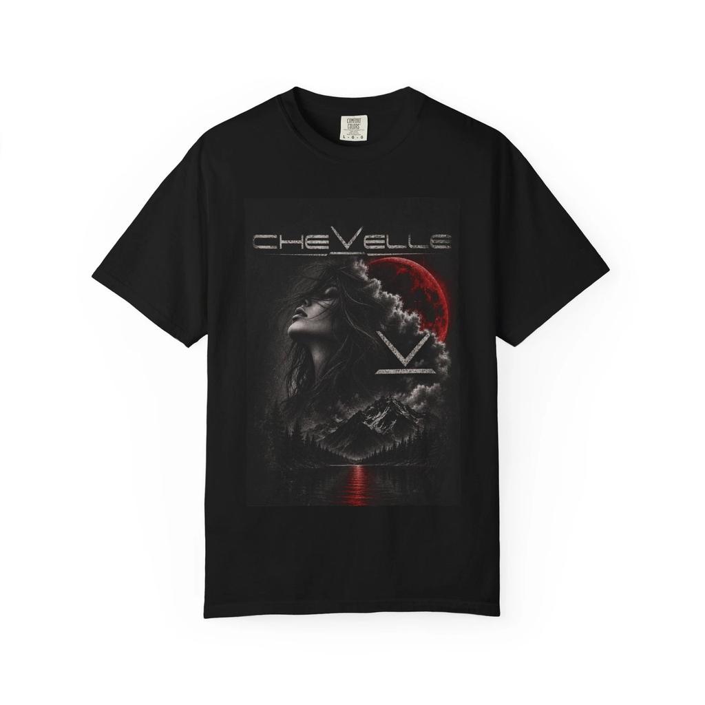 Chevelle band artwork T-shirt | dark moon profile, rock tee
